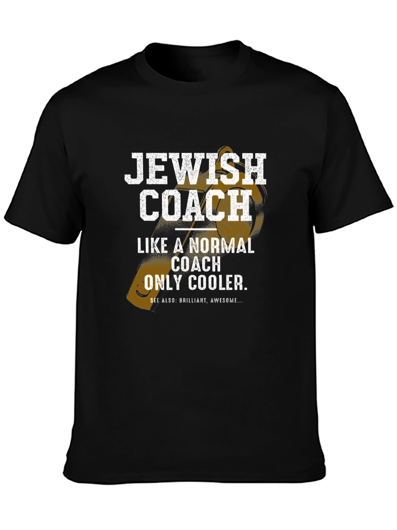 Jewish Coach T-Shirt - Novelty Graphic Tee