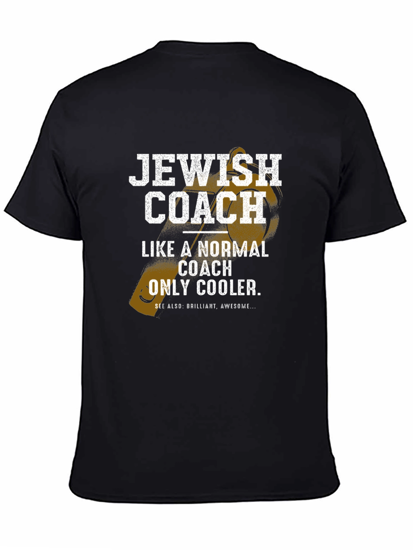 Jewish Coach T-Shirt - Novelty Graphic Tee