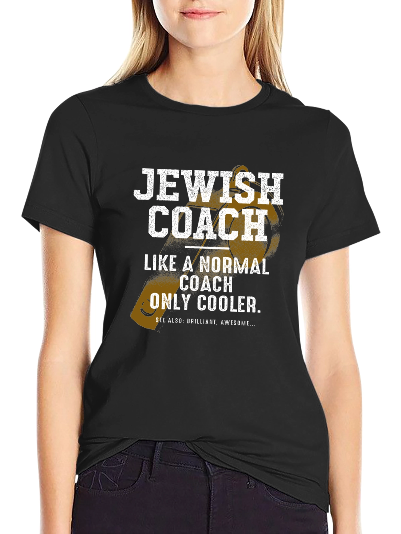 Jewish Coach T-Shirt - Novelty Graphic Tee