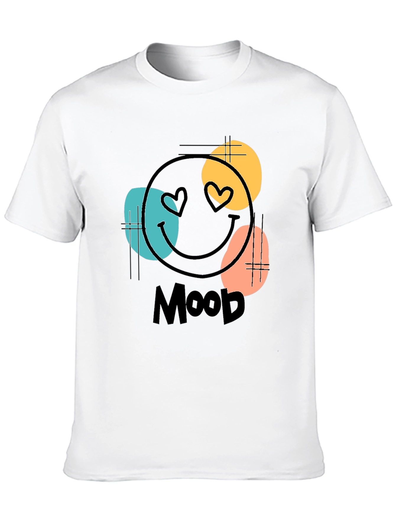 Mood Graphic Tee - Black Cotton Blend