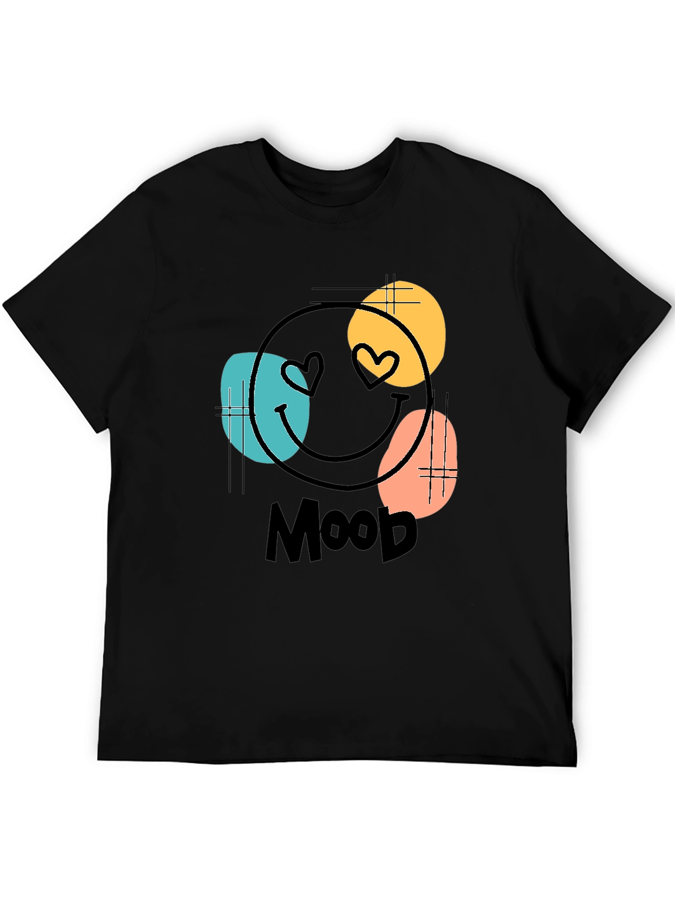 Mood Graphic Tee - Black Cotton Blend