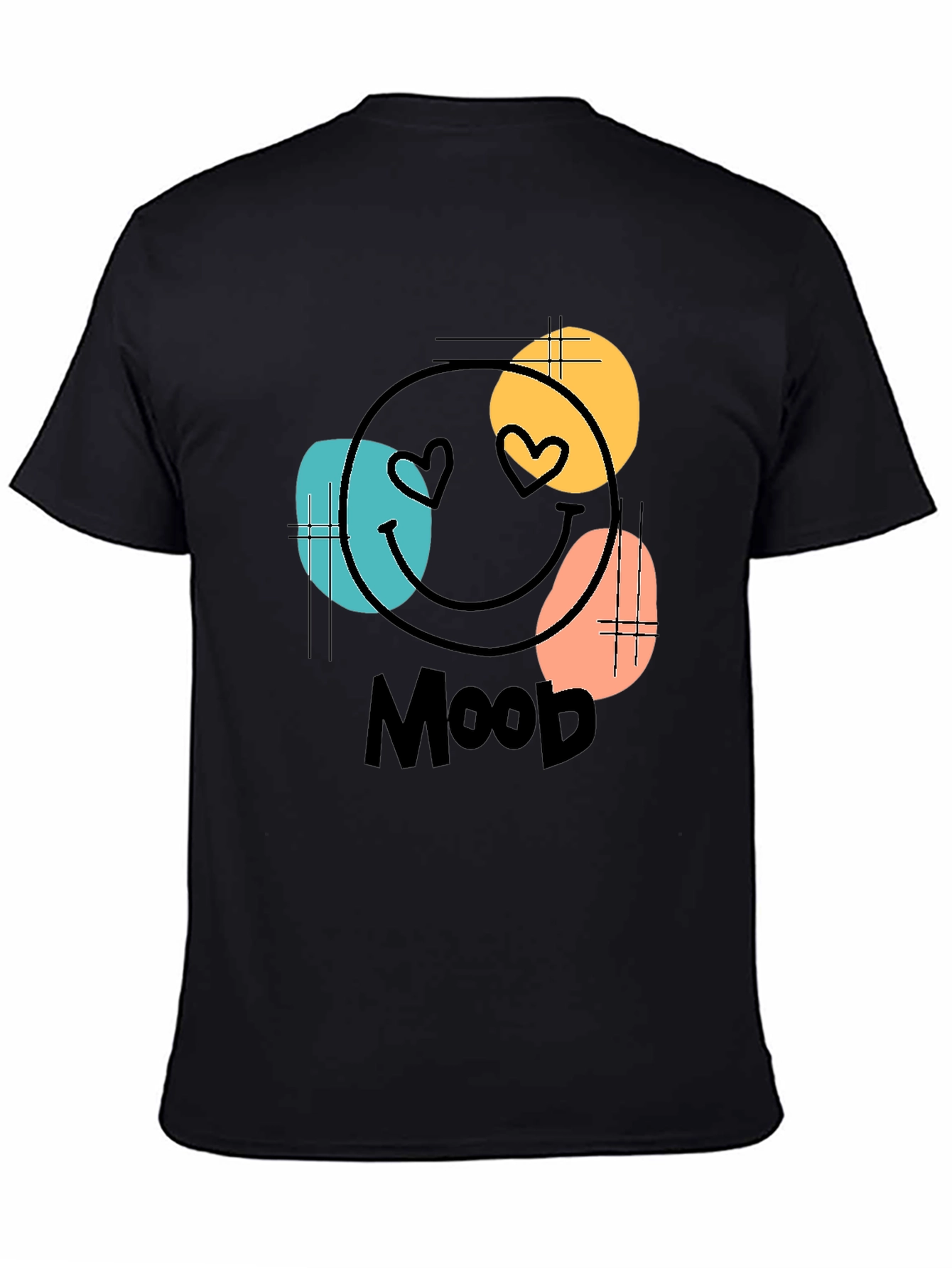 Mood Graphic Tee - Black Cotton Blend