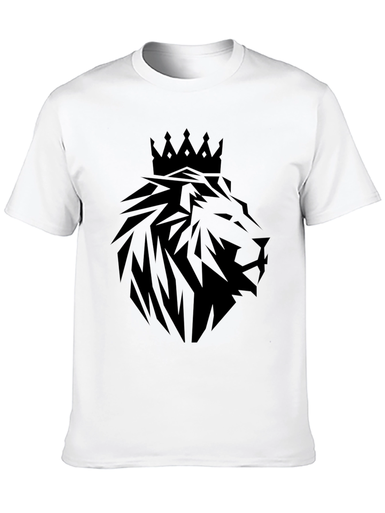 Lion Crown Graphic Black T-Shirt
