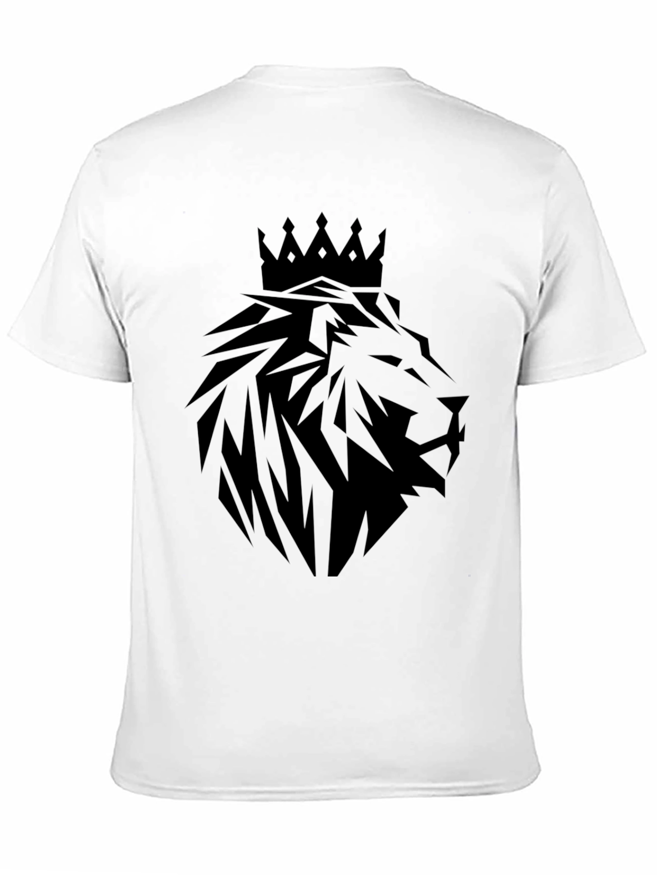 Lion Crown Graphic Black T-Shirt