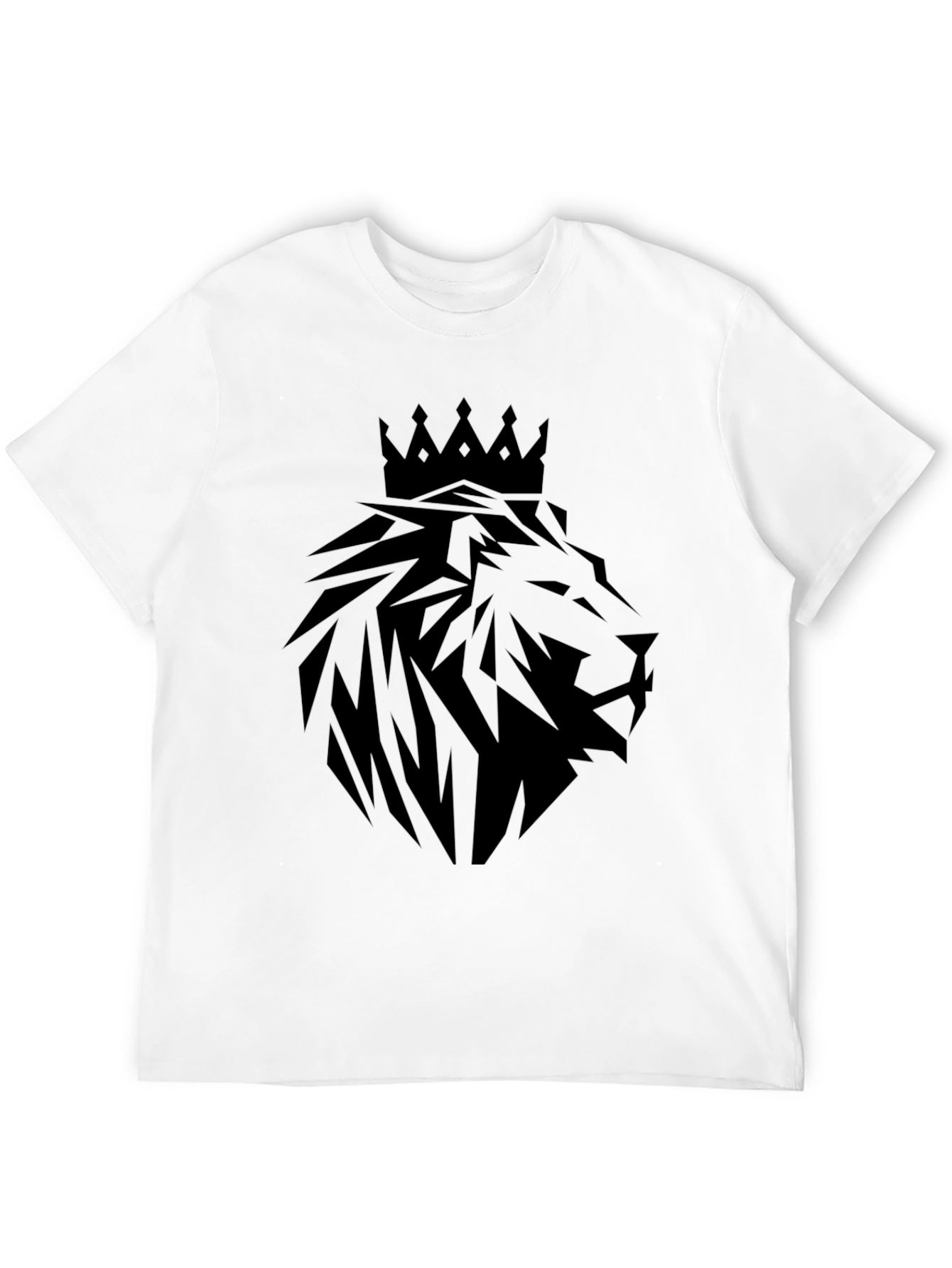 Lion Crown Graphic Black T-Shirt