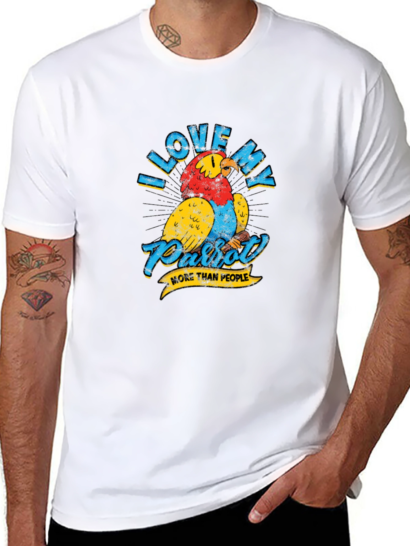 I Love My Parrot T-Shirt