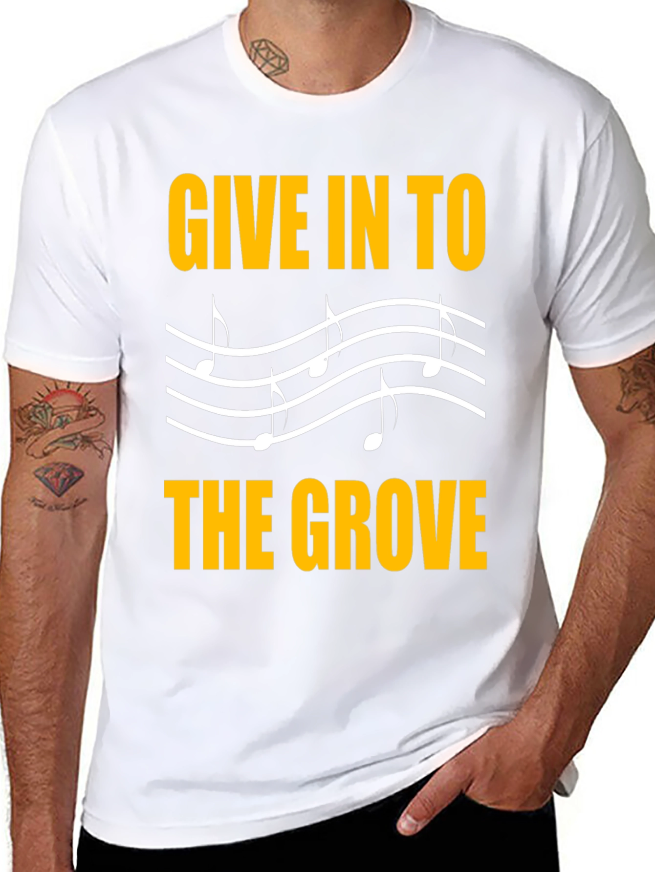 Give In To The Grove Black T-Shirt