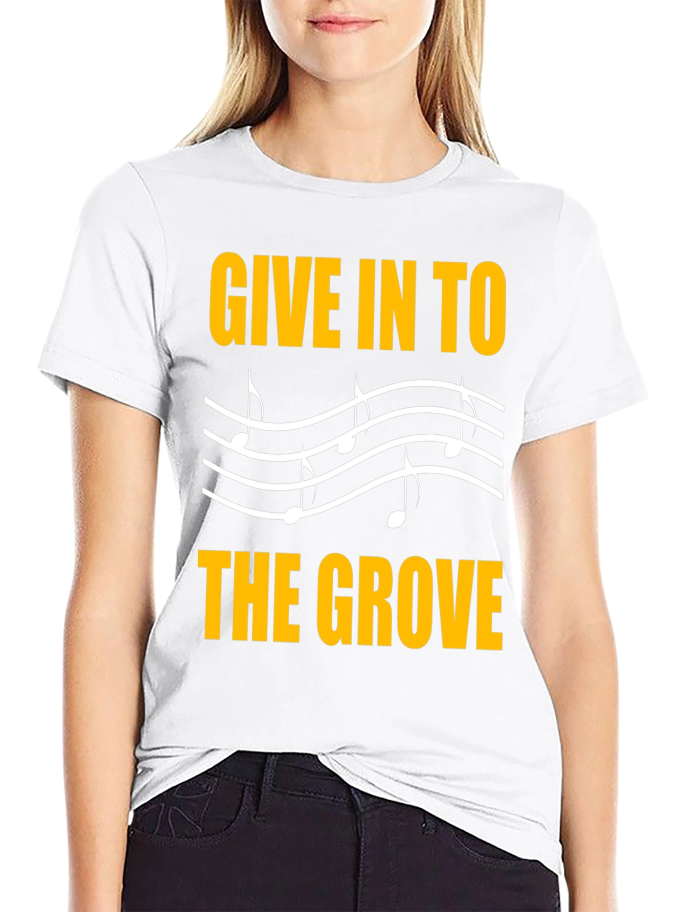 Give In To The Grove Black T-Shirt
