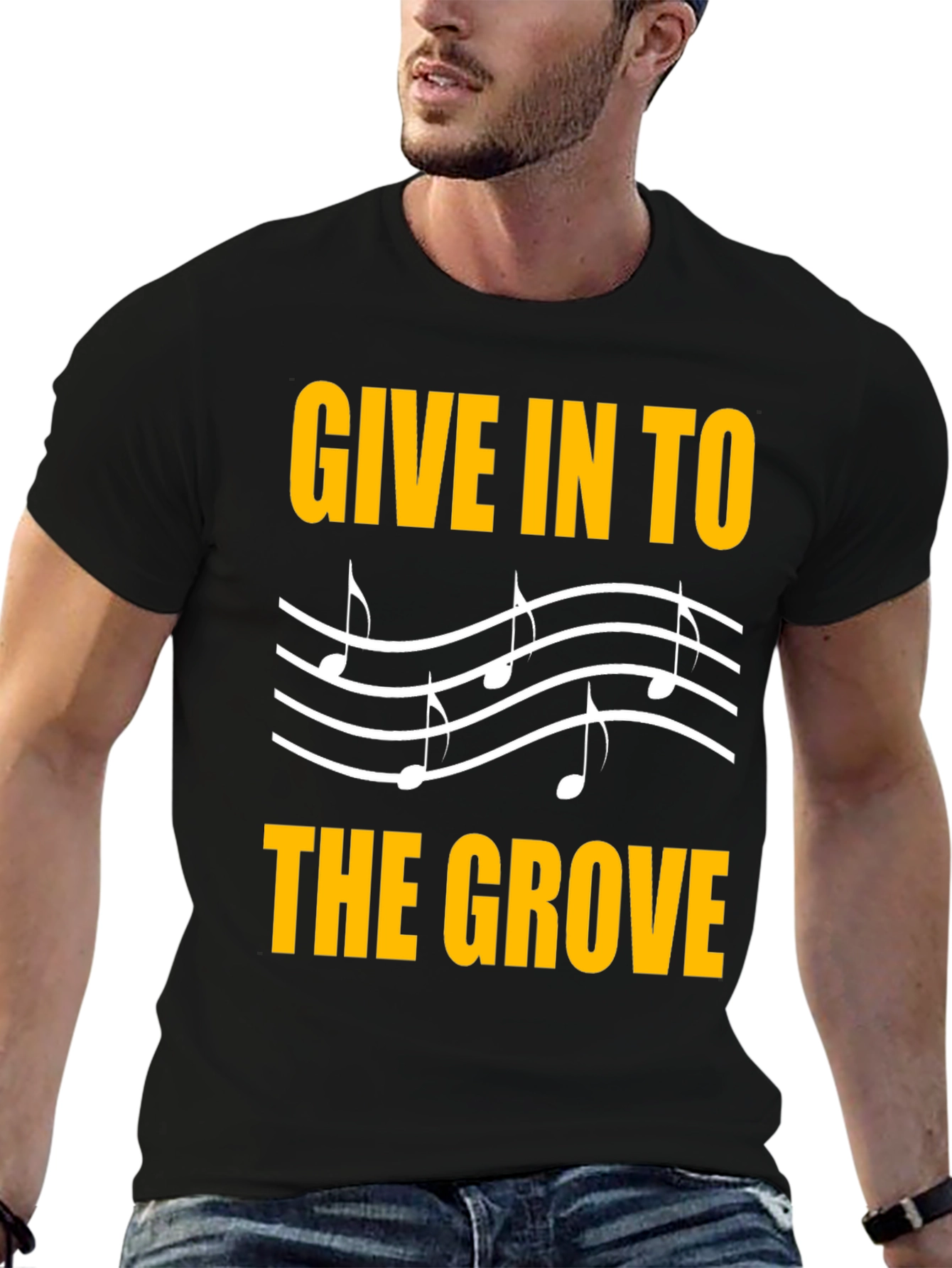 Give In To The Grove Black T-Shirt