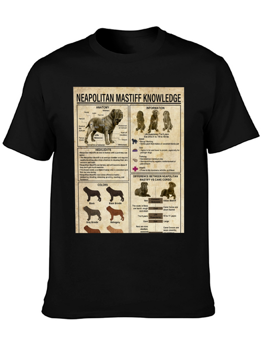 Neapolitan Mastiff Knowledge Graphic T-Shirt