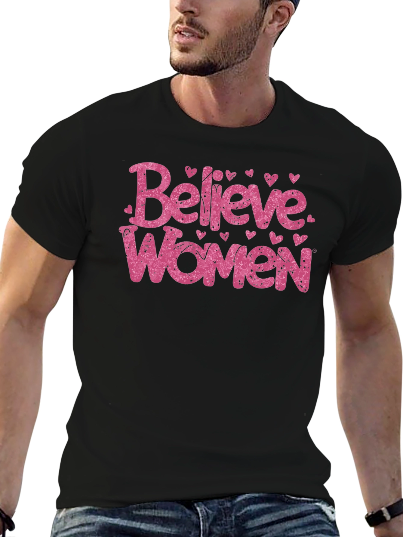 Believe Women Graphic Tee - Empowering Message