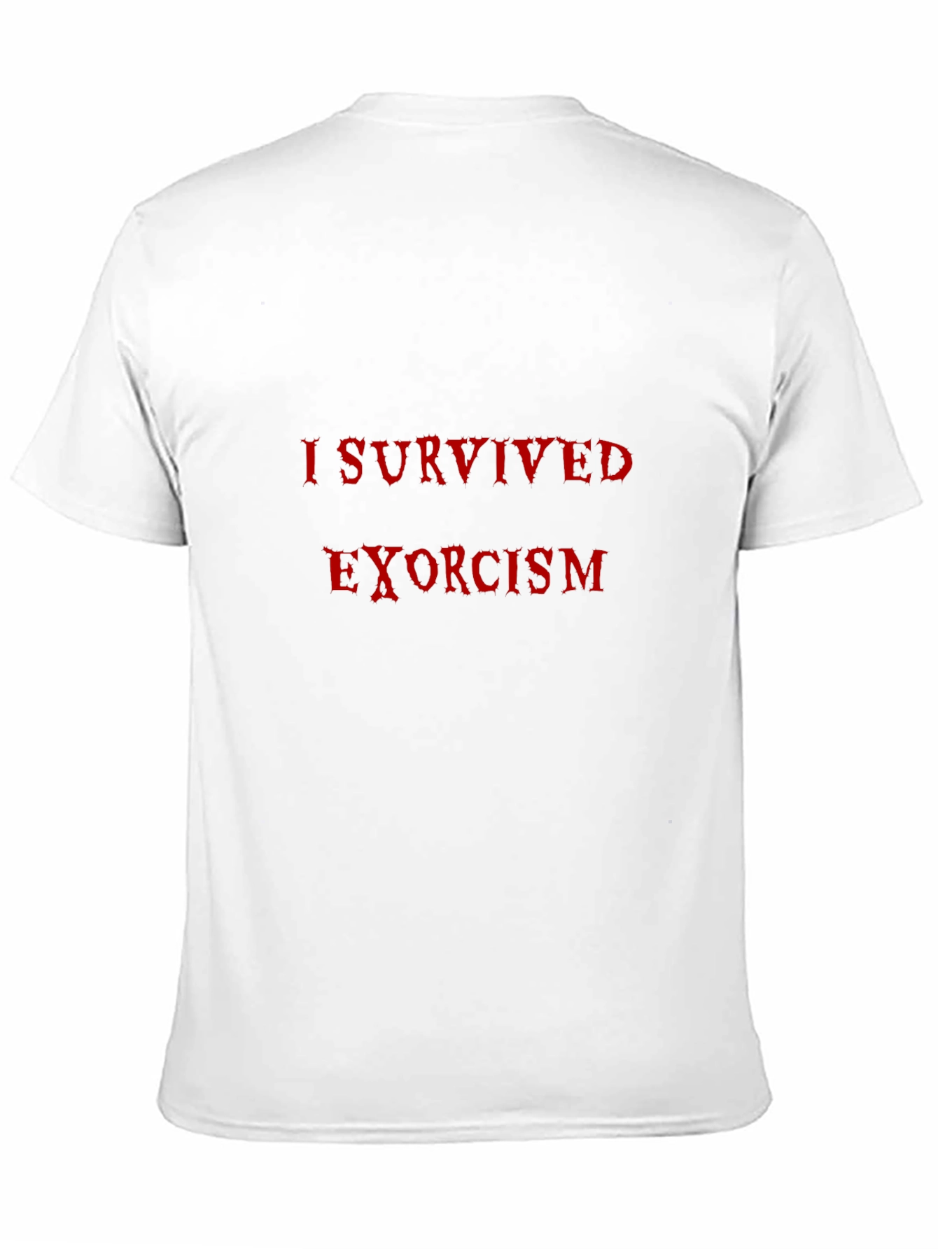 I Survived Exorcism Funny T-Shirt - Black
