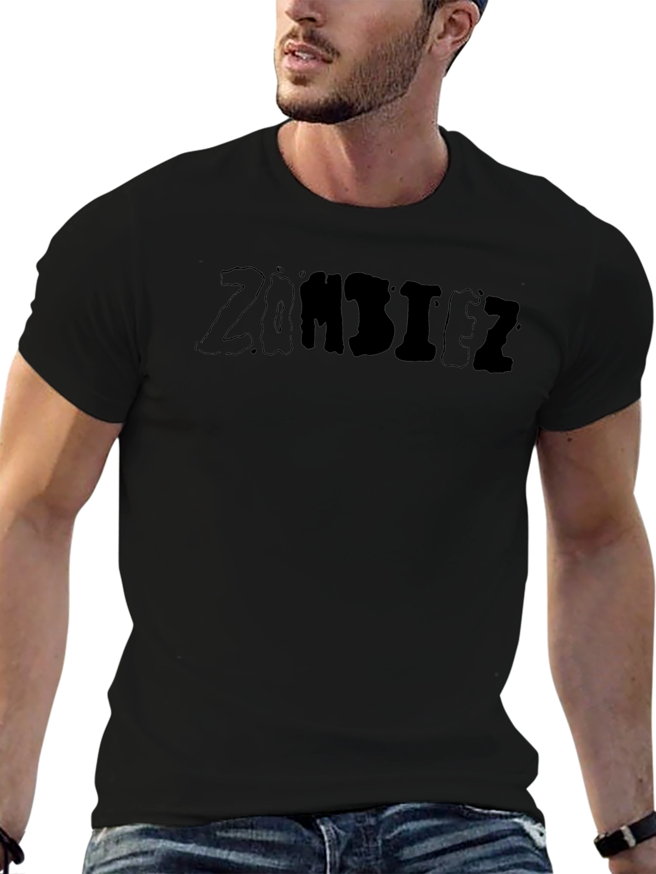 ZOMBIEZ Black Graphic Tee