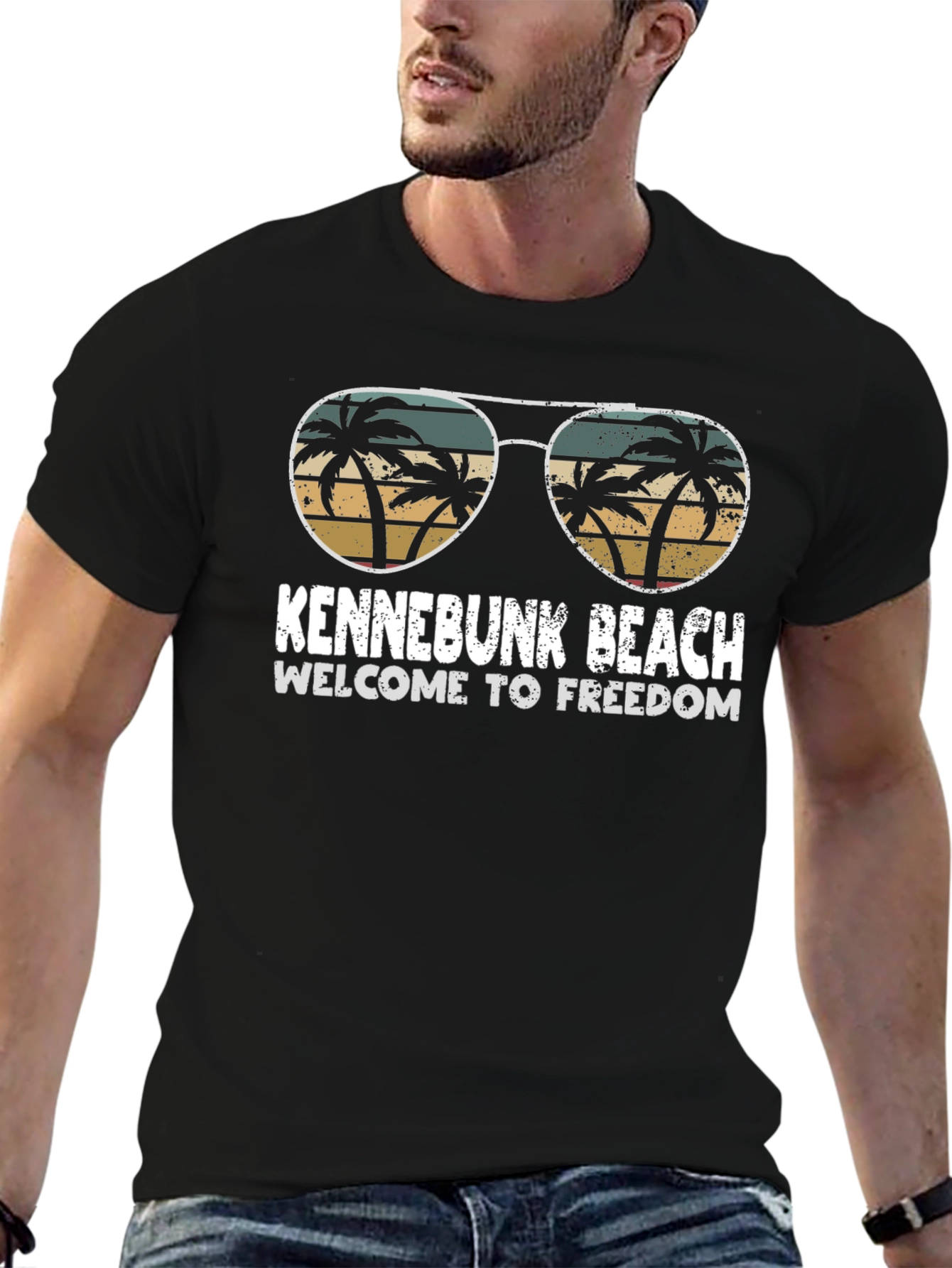 Kennebunk Beach Sunglasses T-Shirt
