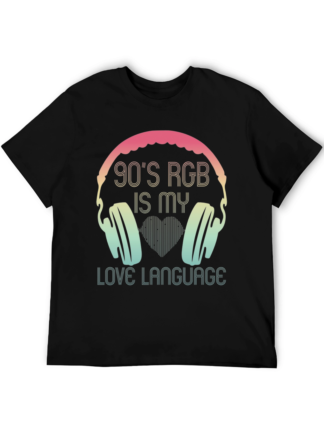90s RGB Headphones T-Shirt