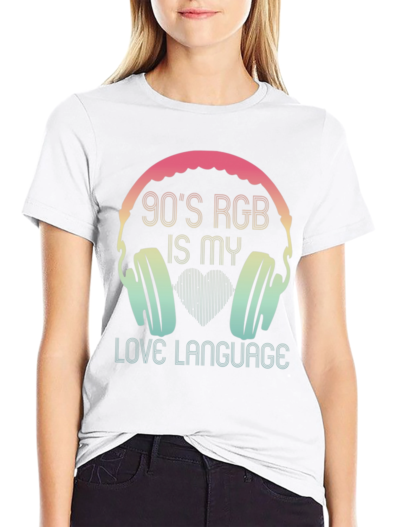 90s RGB Headphones T-Shirt