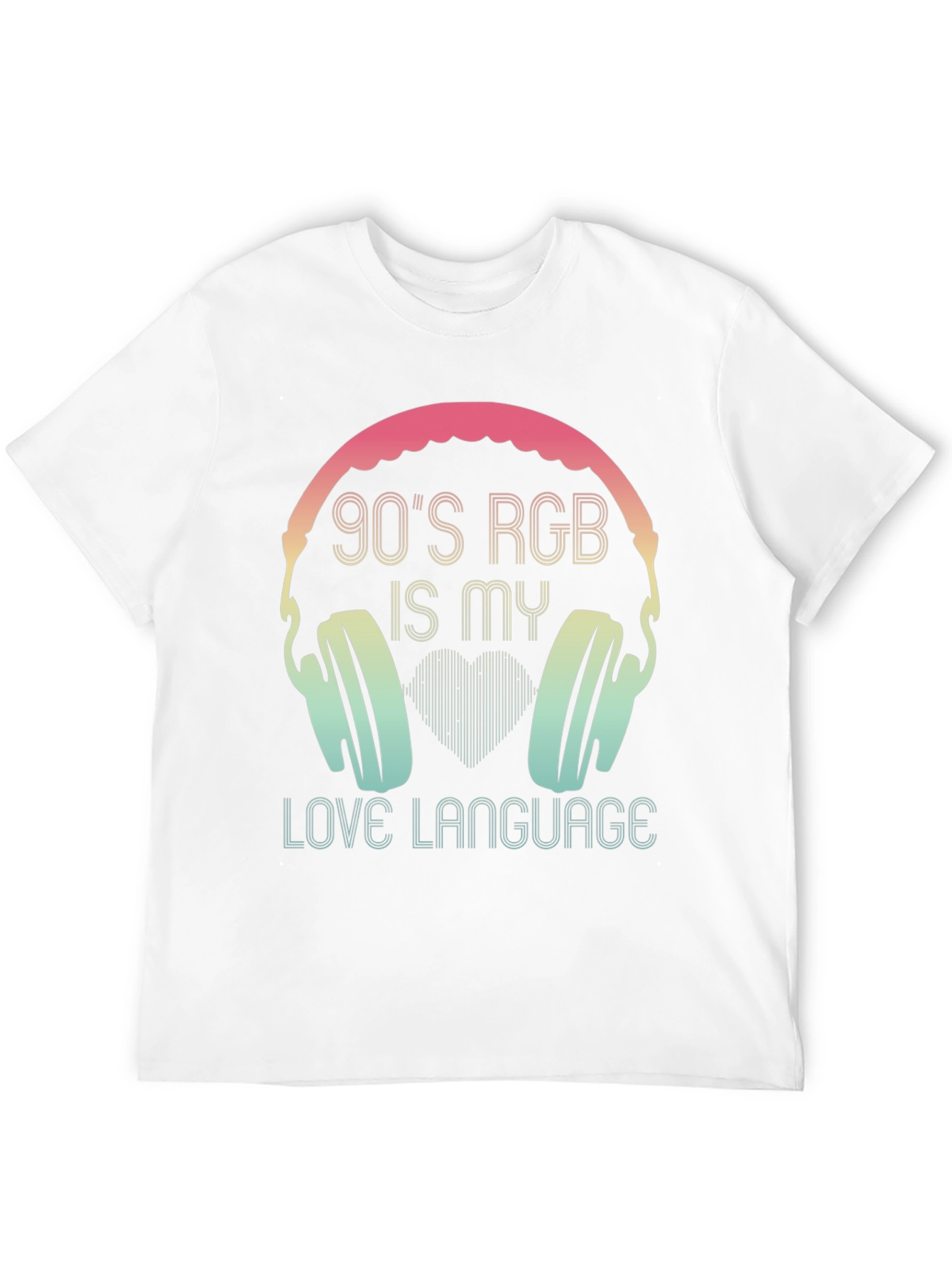90s RGB Headphones T-Shirt