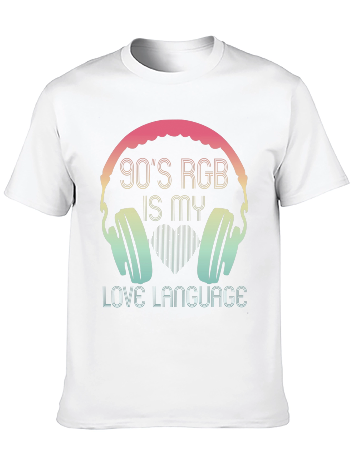 90s RGB Headphones T-Shirt