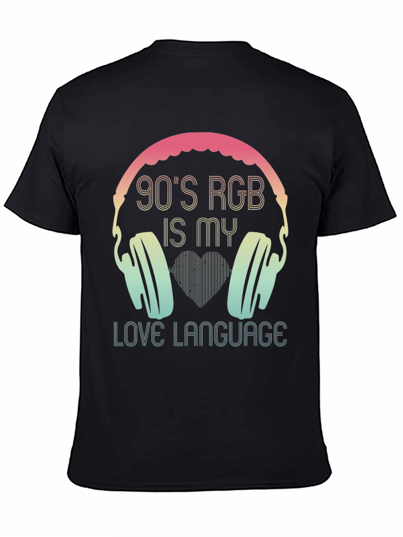 90s RGB Headphones T-Shirt