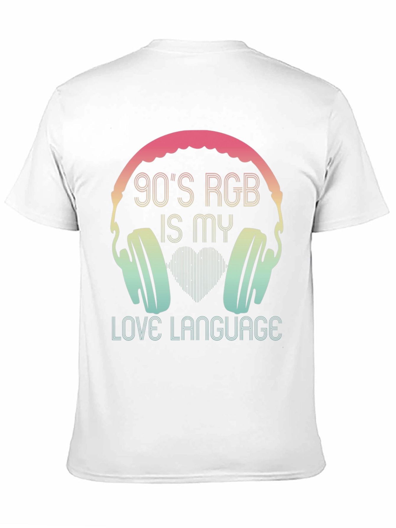 90s RGB Headphones T-Shirt