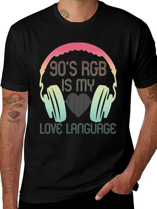 90s RGB Headphones T-Shirt
