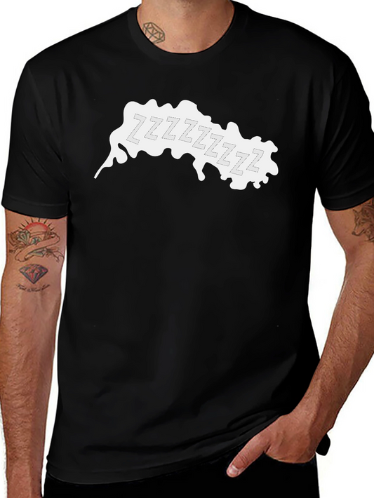 Zzz Sleepy Graphic Tee - Black T-Shirt