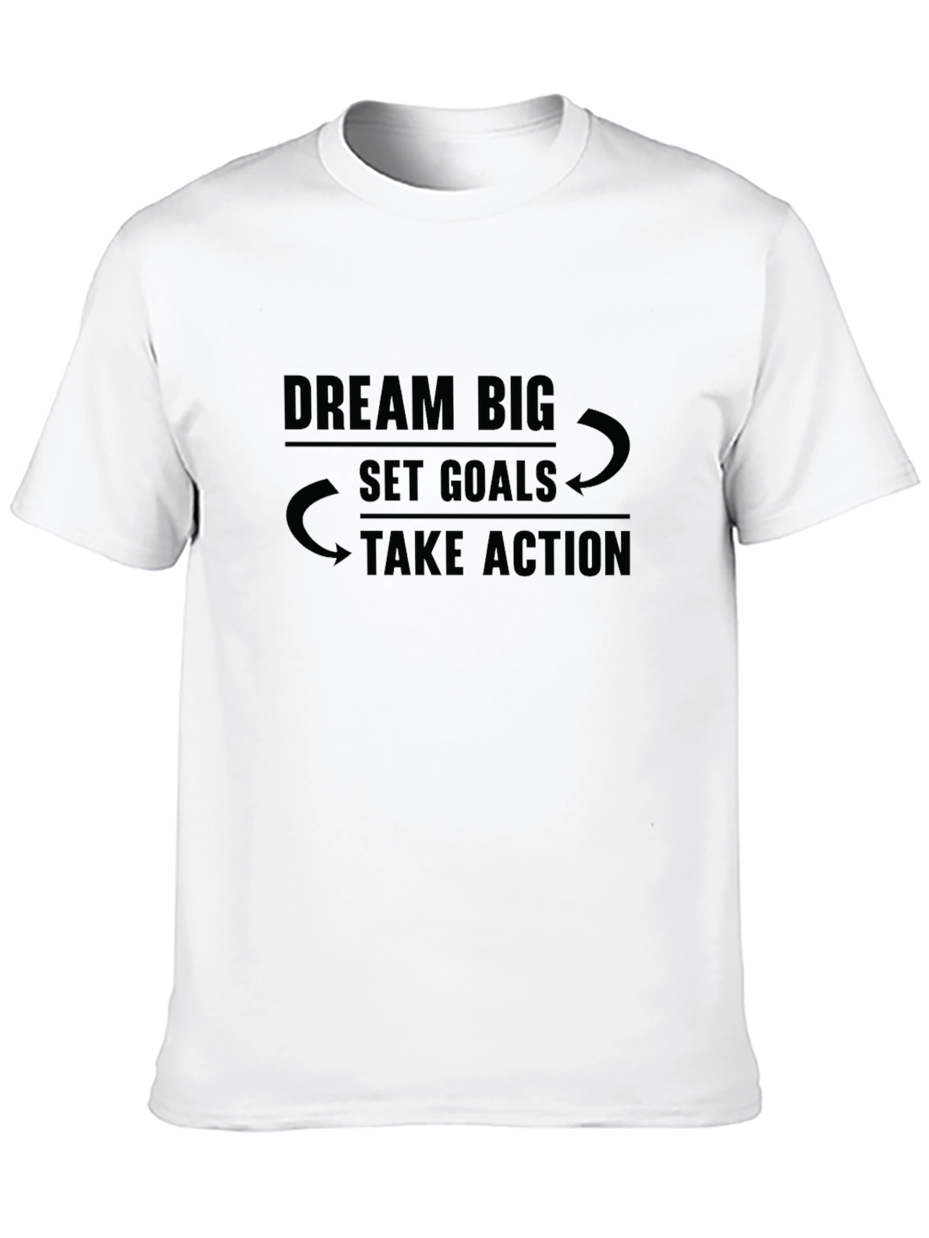 Dream Big Graphic Tee - Motivational Black T-Shirt