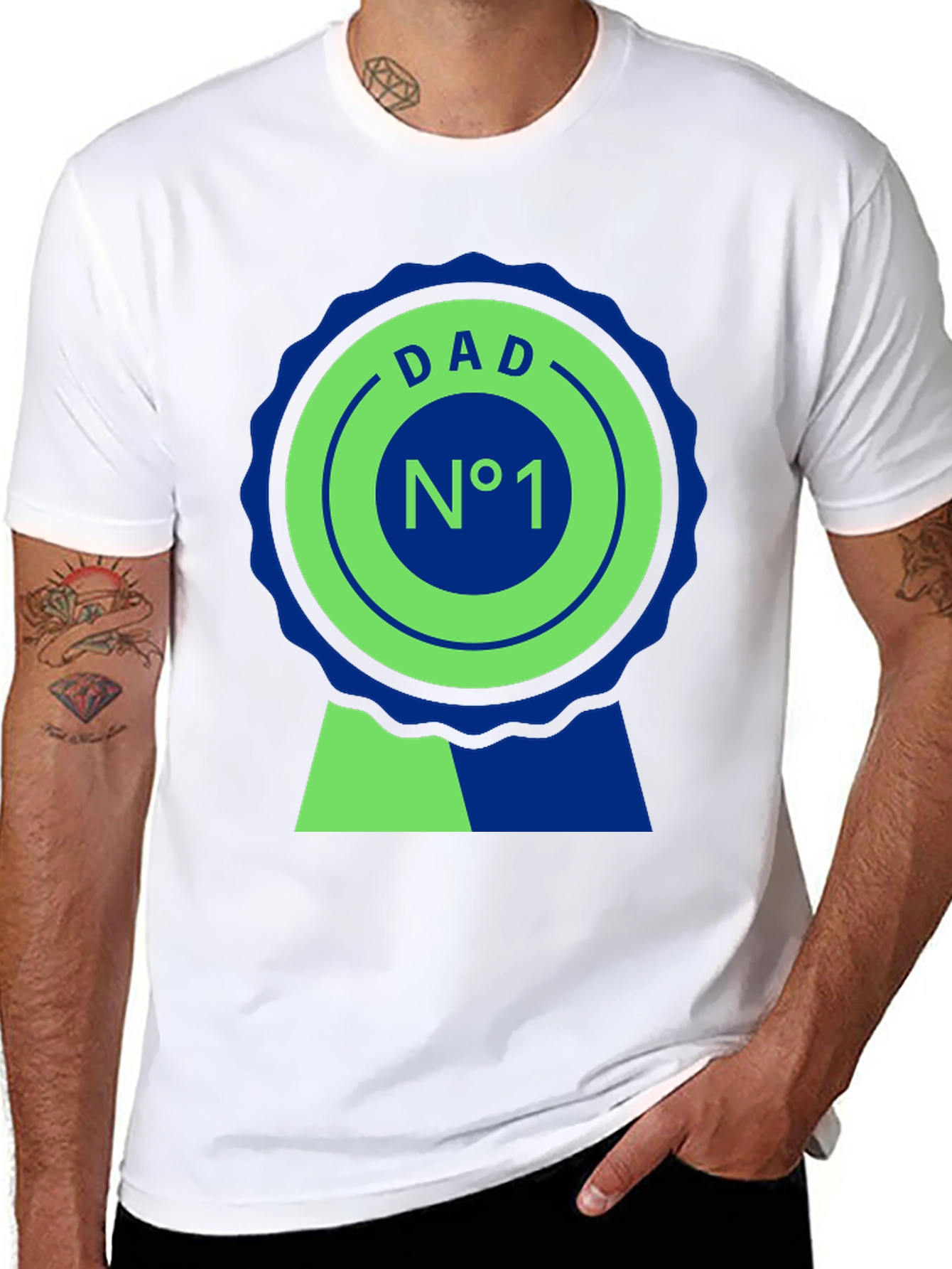 Best Dad Ever Graphic T-Shirt - Fathers Day Gift
