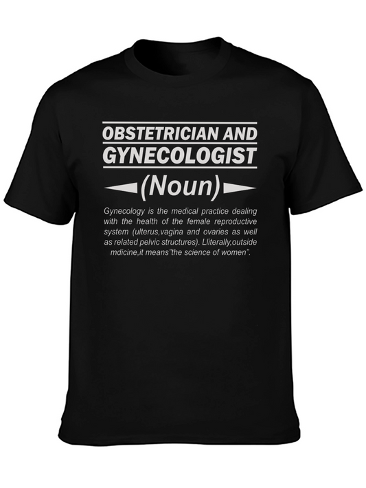 Obstetrician Gynecologist Definition T-Shirt - Medical Humor Tee