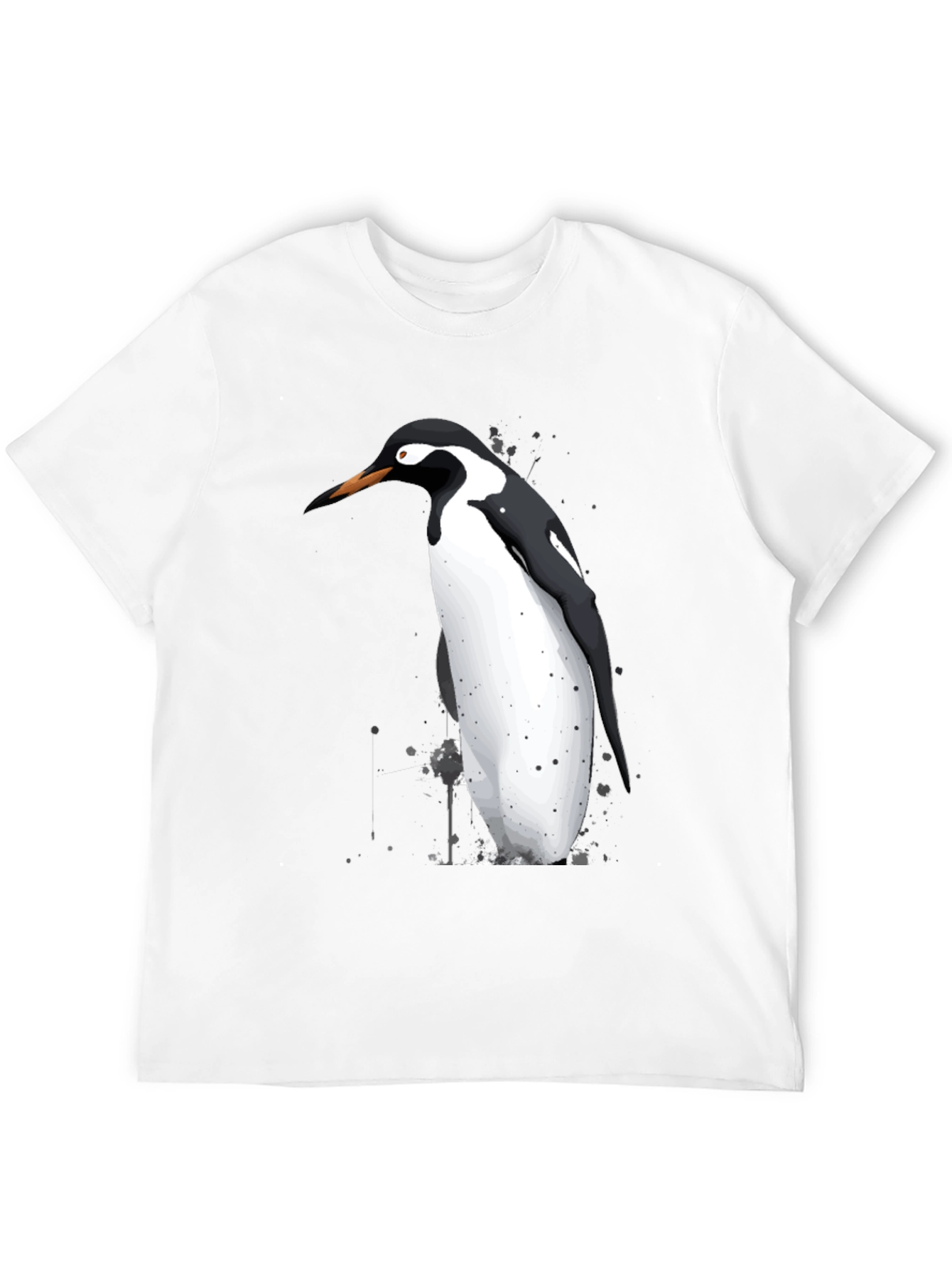 Penguin Graphic T-Shirt - Black Cotton Tee