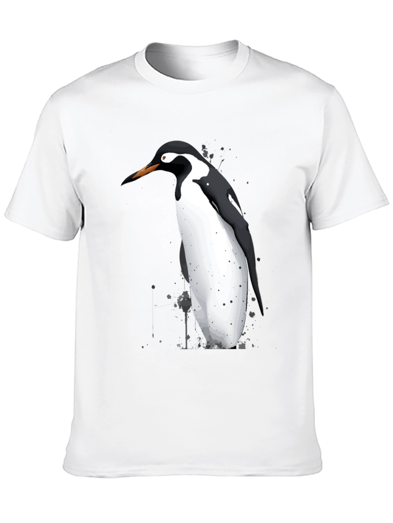 Penguin Graphic T-Shirt - Black Cotton Tee