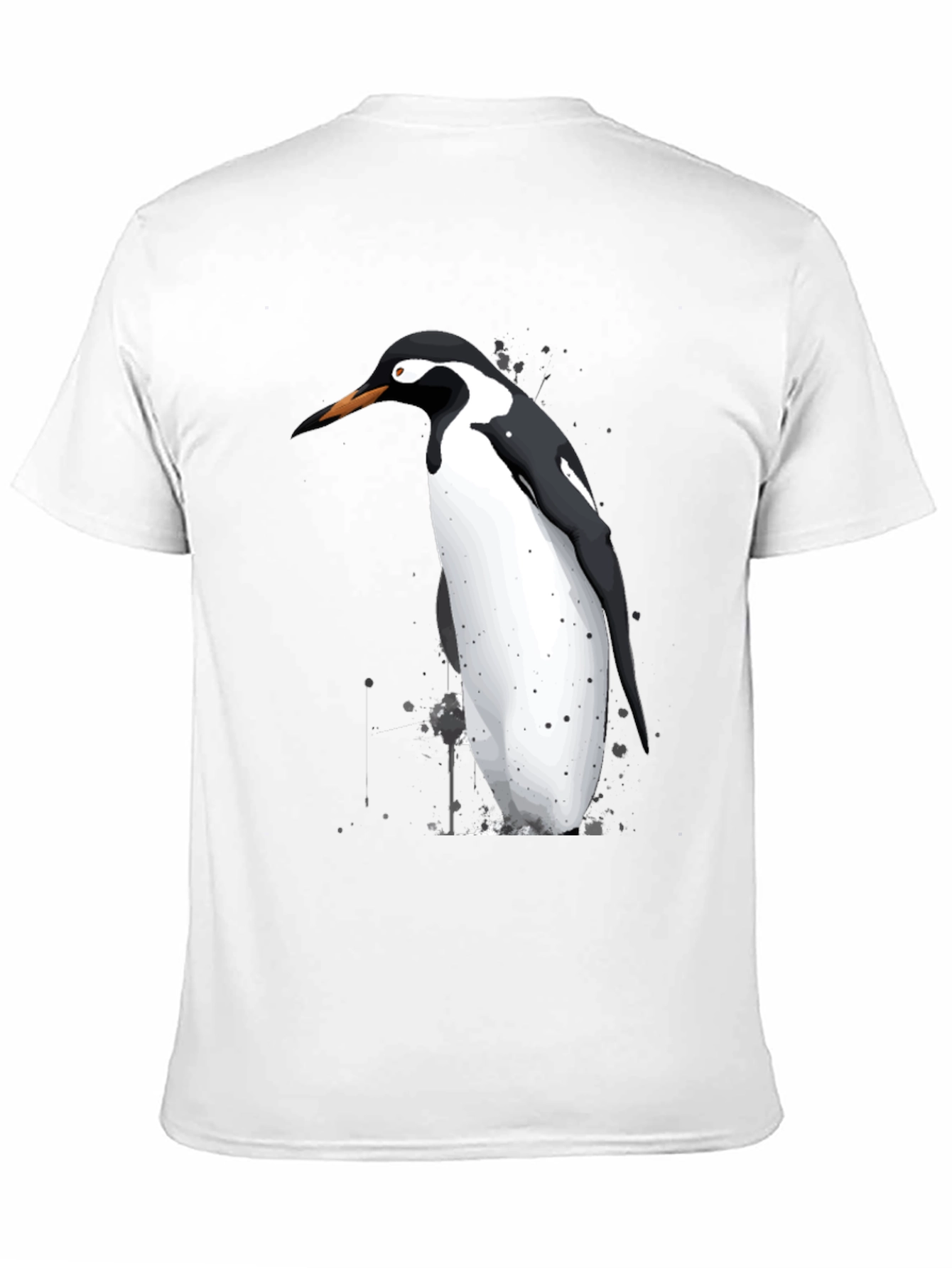 Penguin Graphic T-Shirt - Black Cotton Tee