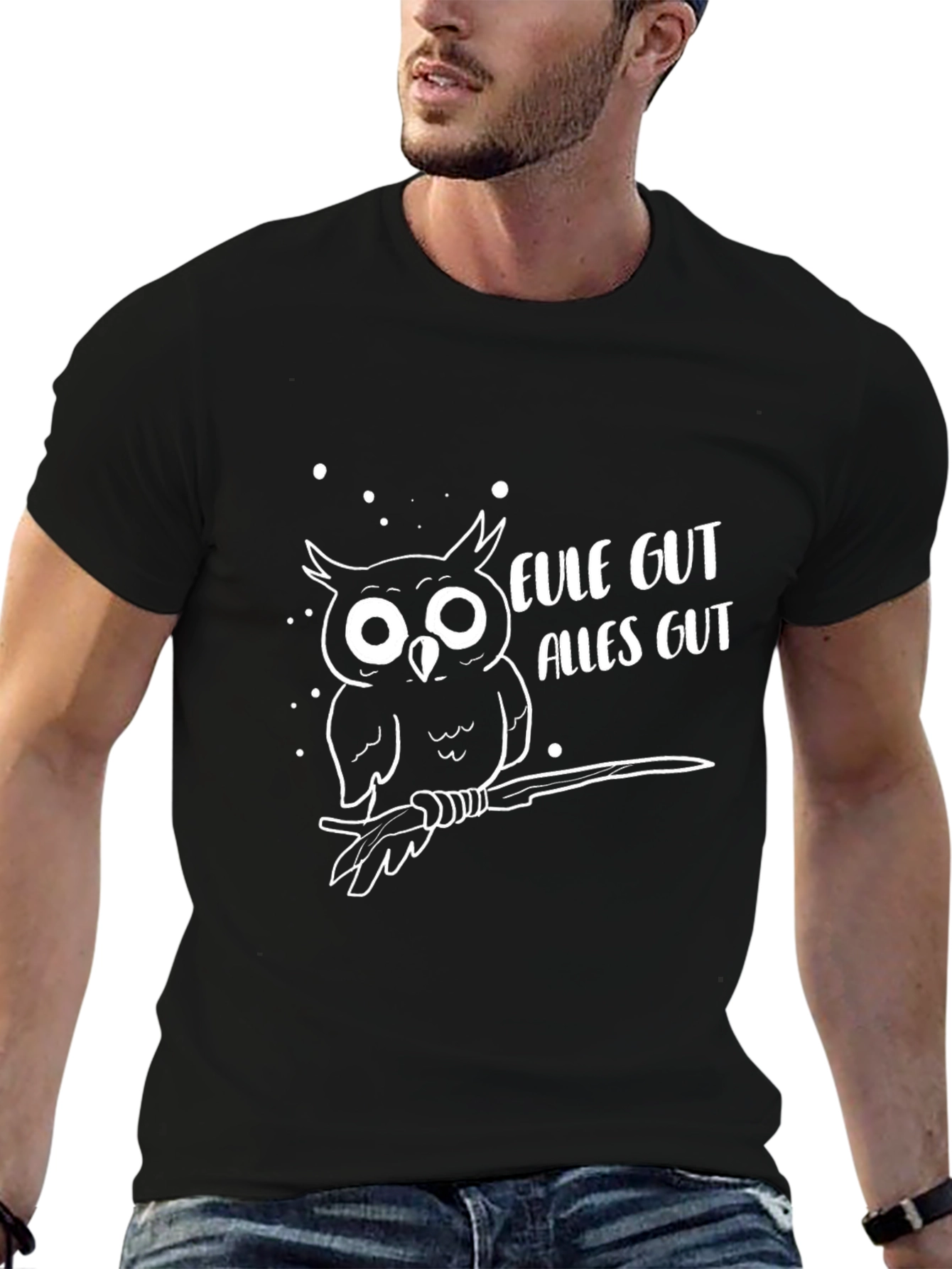 Eule Gut Alles Gut Owl T-Shirt
