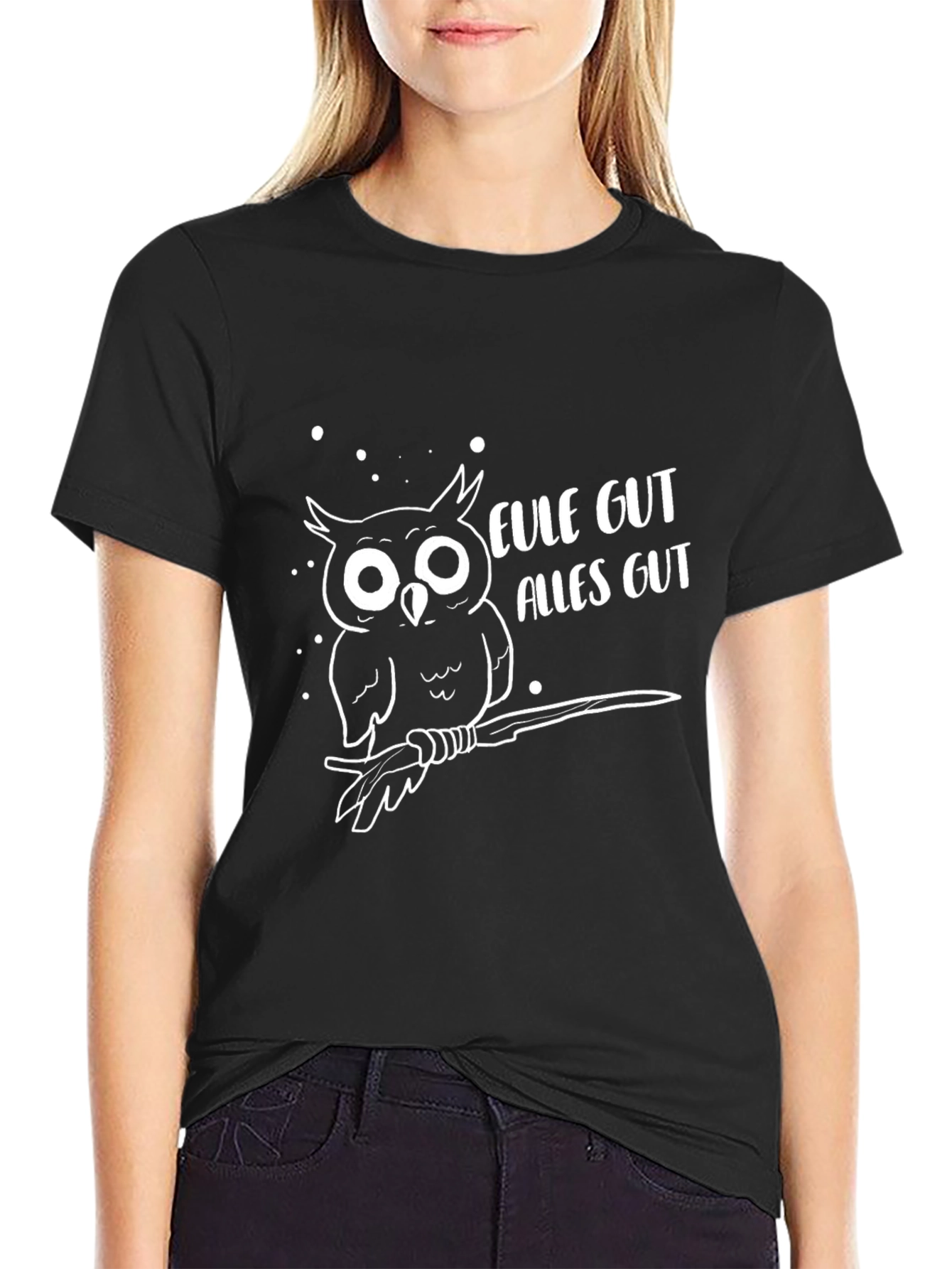 Eule Gut Alles Gut Owl T-Shirt