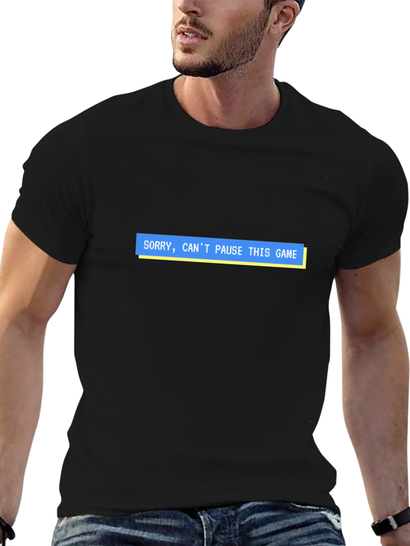 Sorry Cant Pause This Game T-Shirt
