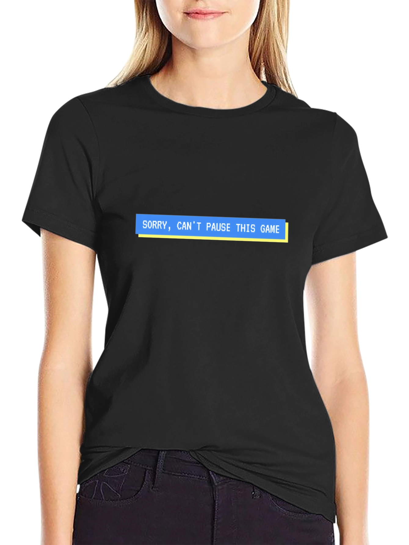 Sorry Cant Pause This Game T-Shirt