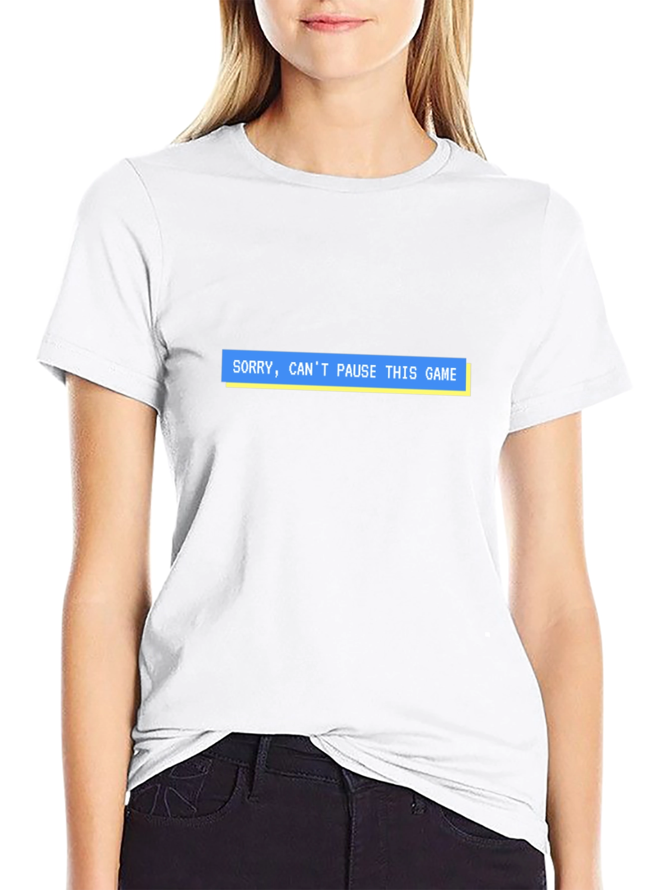 Sorry Cant Pause This Game T-Shirt