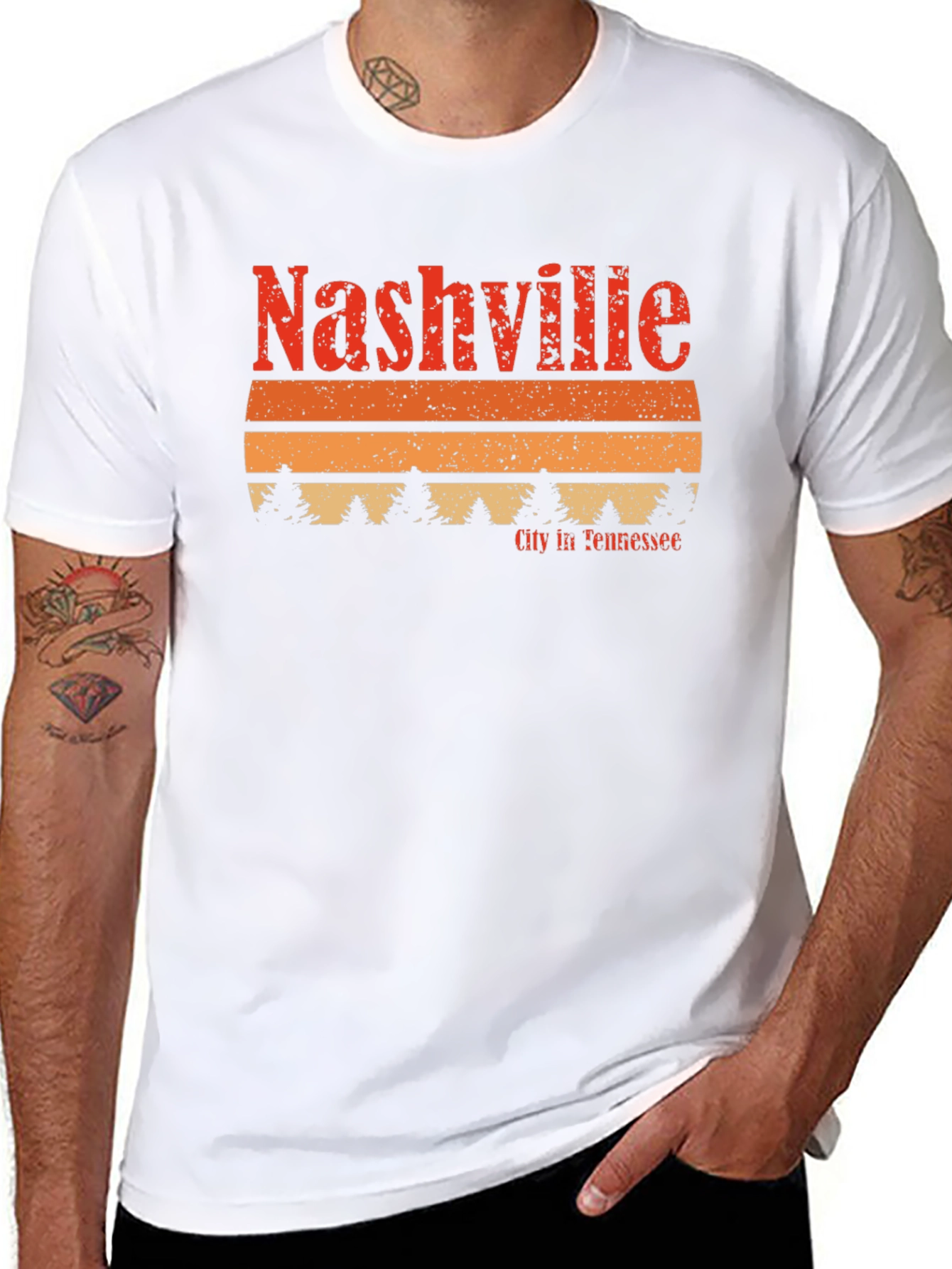 Retro Nashville Tennessee T-Shirt