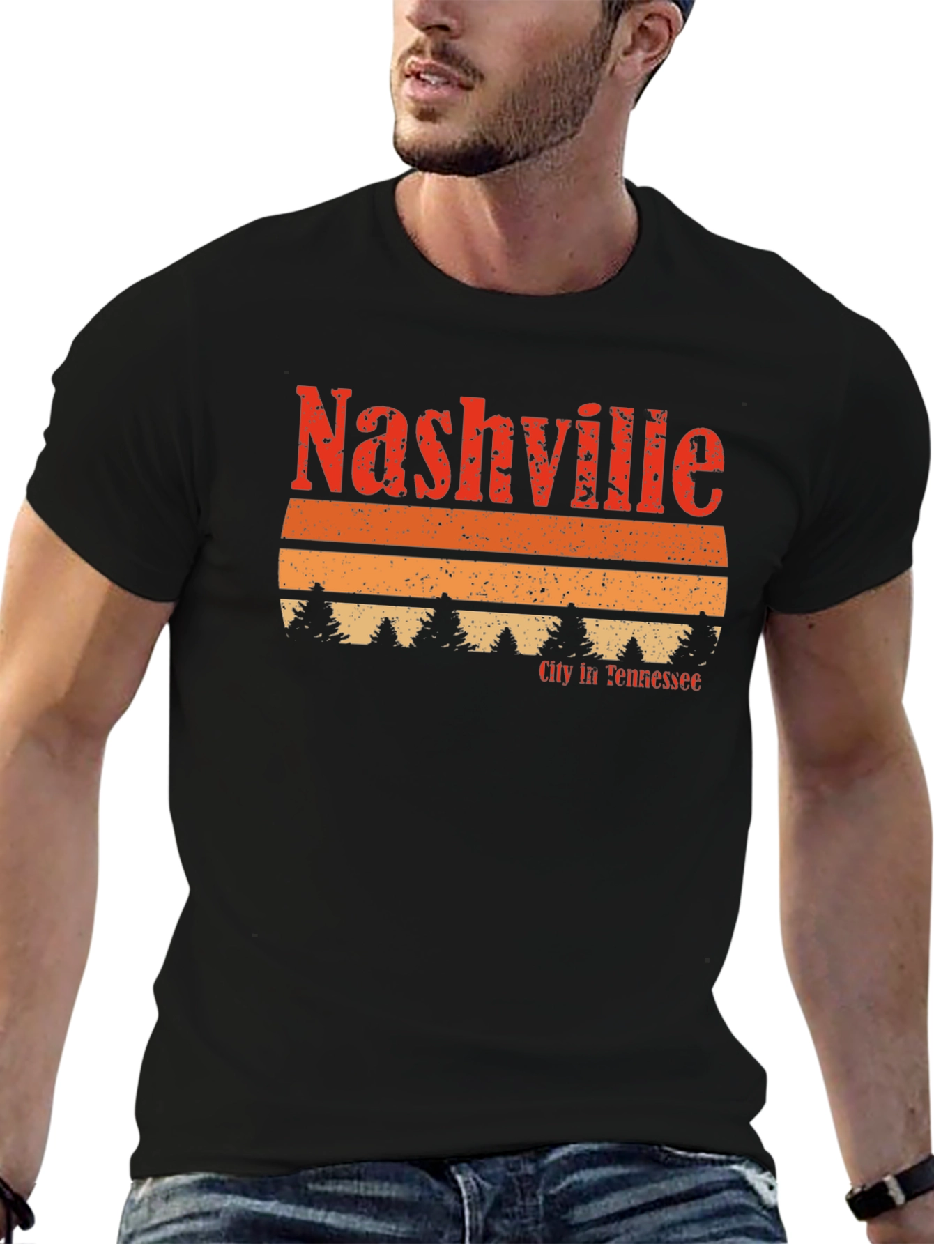 Retro Nashville Tennessee T-Shirt