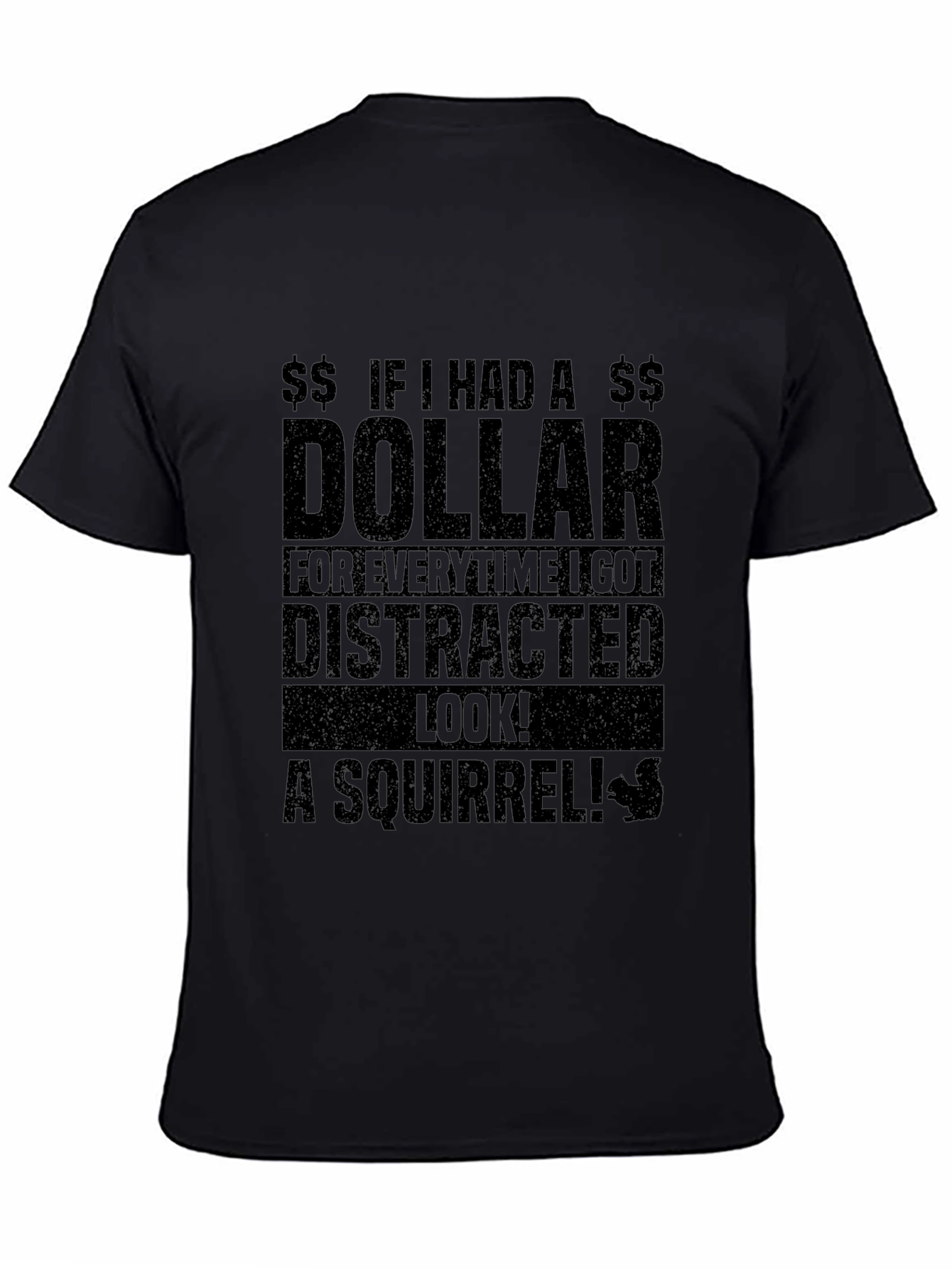 Distracted Squirrel Graphic T-Shirt