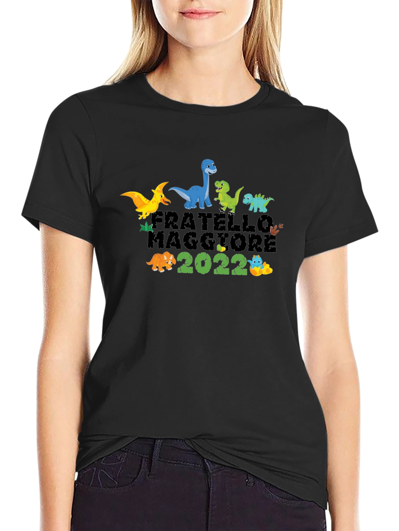 Fratello Maggiore 2022 Dinosaur Graphic T-Shirt