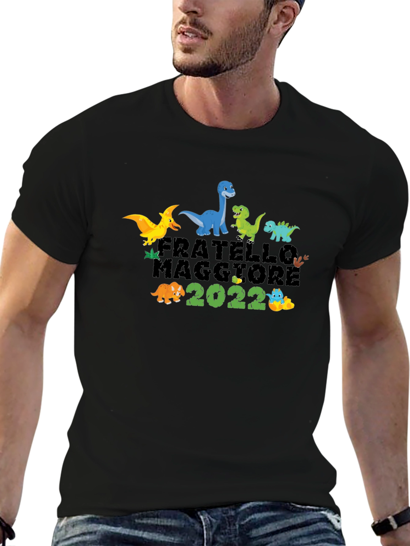 Fratello Maggiore 2022 Dinosaur Graphic T-Shirt