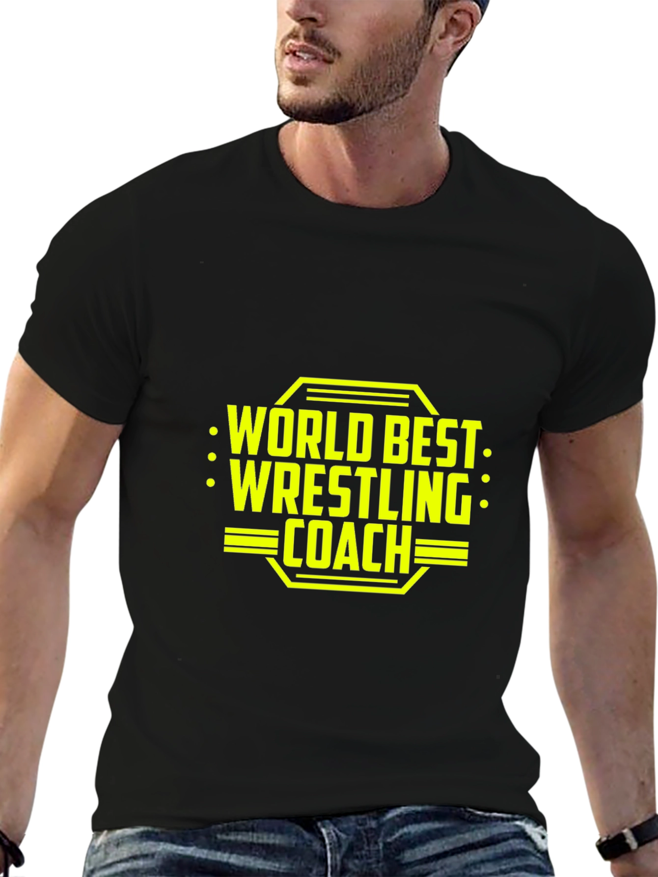 Worlds Best Wrestling Coach Graphic Tee