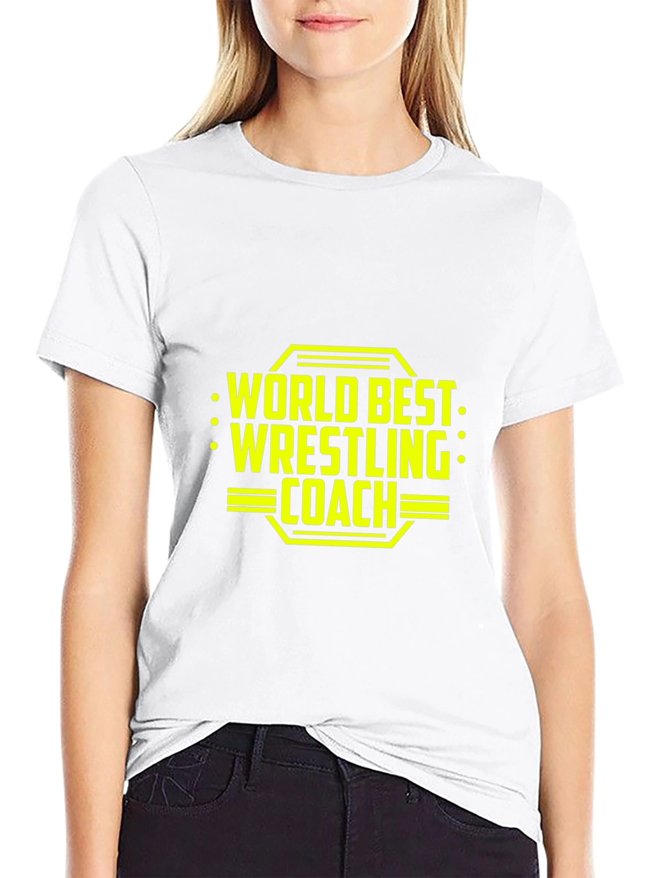 Worlds Best Wrestling Coach Graphic Tee