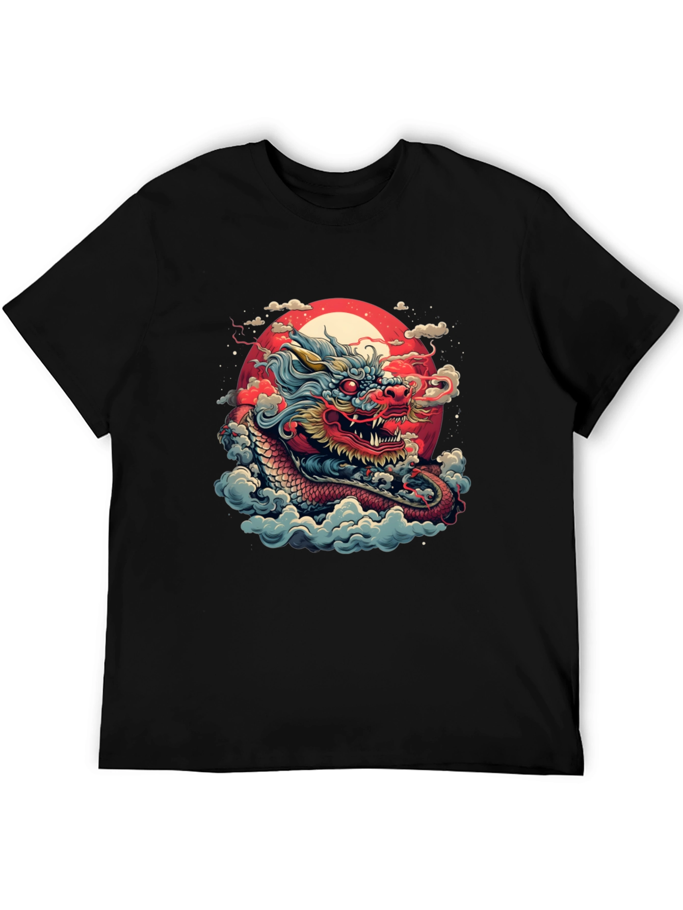 Dragon Graphic Tee - Black T-Shirt
