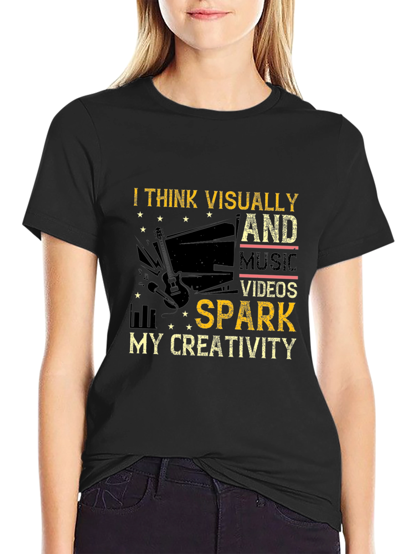 Visually Inspired Music Videos Creativity T-Shirt
