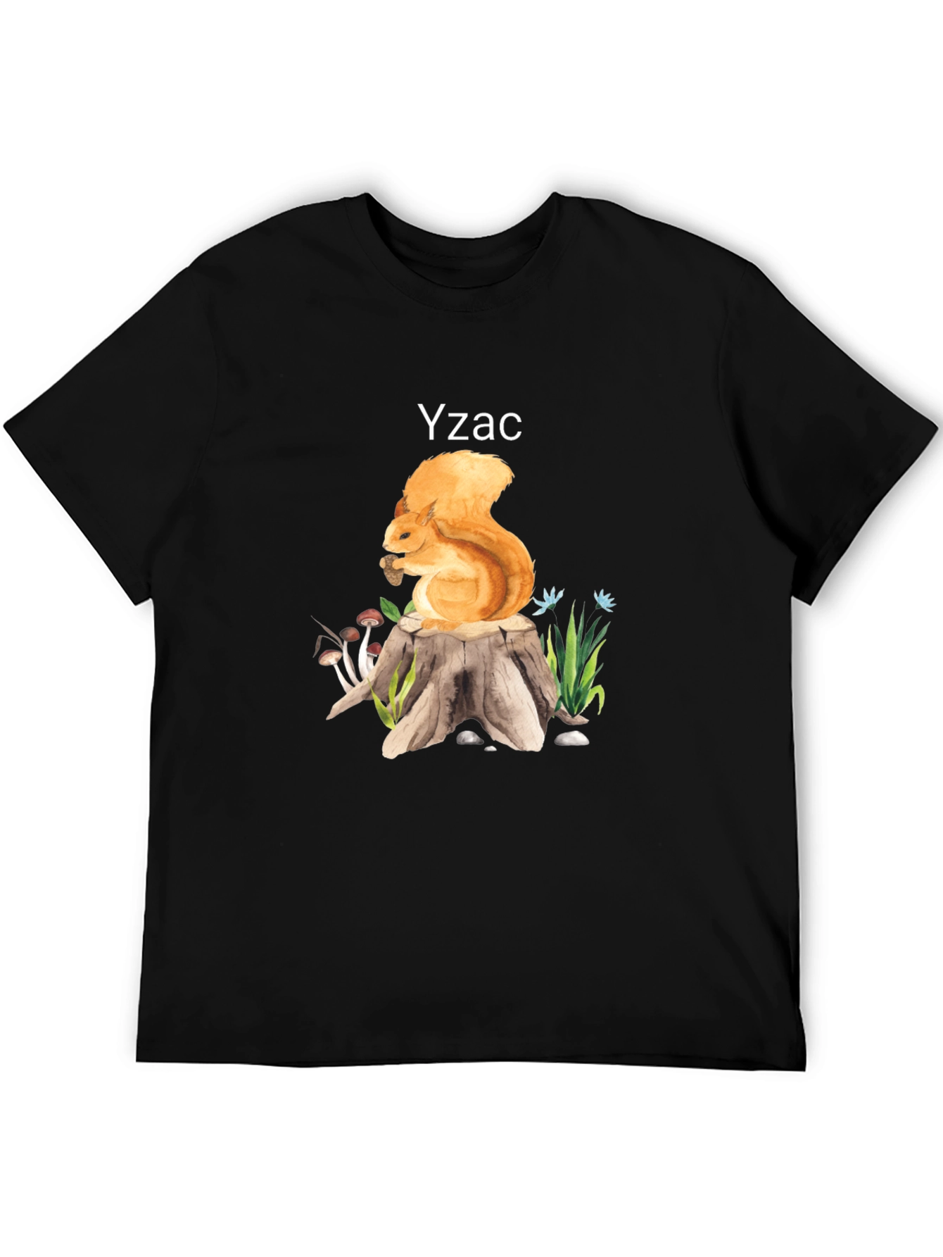 Squirrel on Stump Graphic Tee