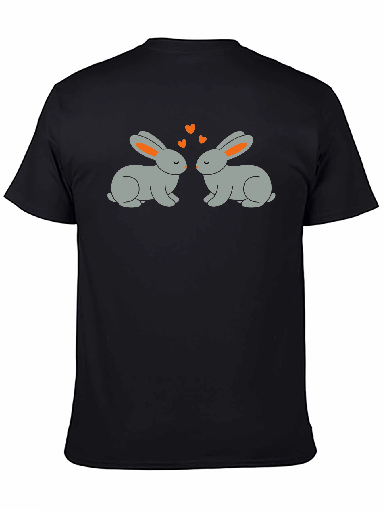 Cute Rabbit Love Graphic T-Shirt