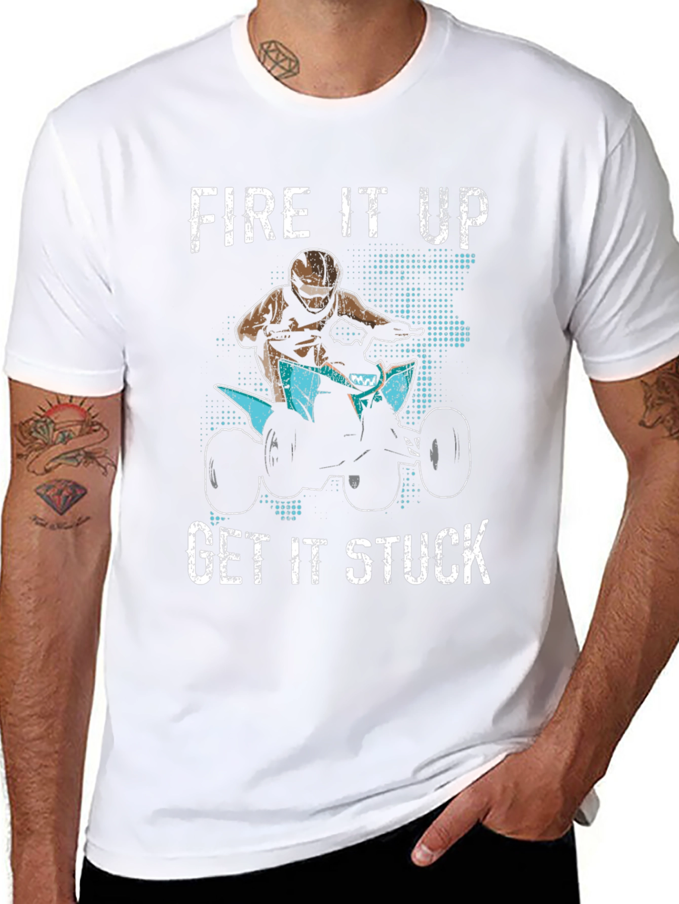 Fire It Up Get It Stuck Graphic T-Shirt