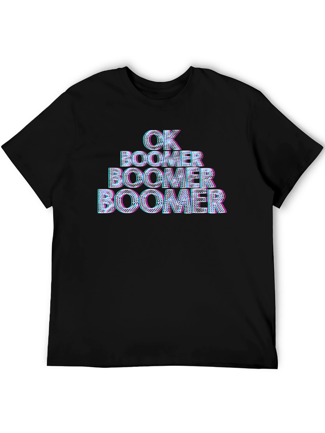 OK Boomer Graphic Tee - Black Cotton T-Shirt